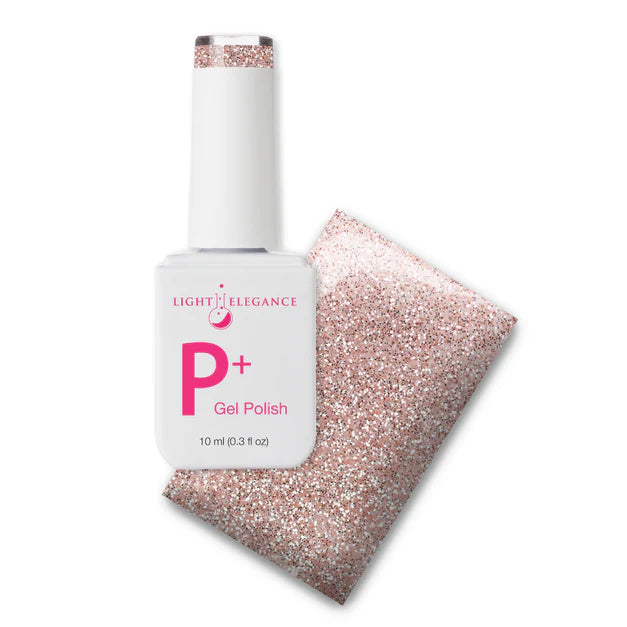 P+ Nudie Glitter Gel Polish